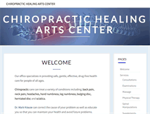 Tablet Screenshot of chiropractichealingartscenter.com